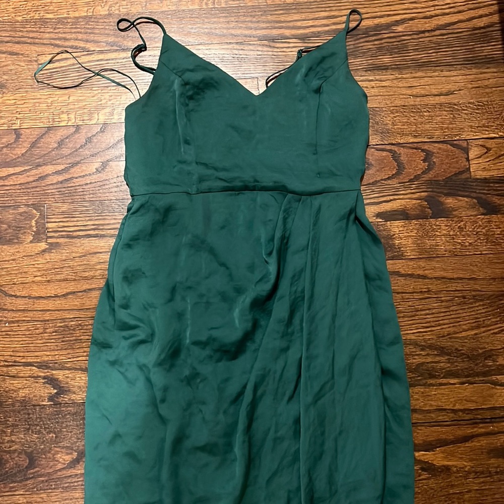 Emerald Green - tulip - maxi dress - express - size small
